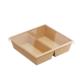 1200ml rPET Two Compartment Flat OneClick Lid