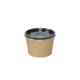 380ml Kraft/Black OneBowl (PO Lined)