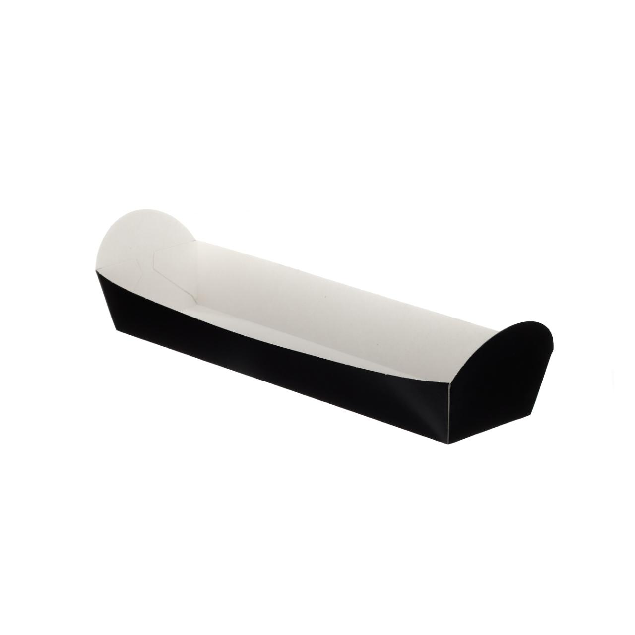 Black Folded Board Baguette Tray