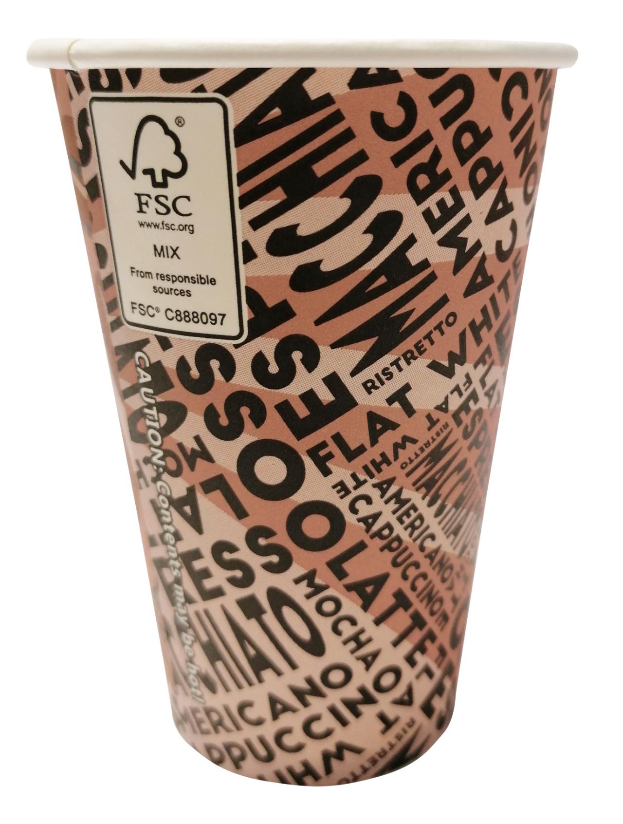 9oz Branded Single Wall Vending Cup (Bean)