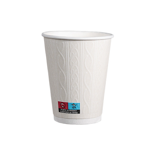 12oz Double Wall Hot Cup (Matt) (PE Lined)