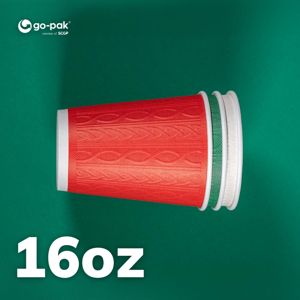 16oz Double Wall Hot Cup (Matt) (PE Lined)